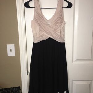 pink and black short prom dress!